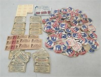 Collection of Milk Pogs & Tokens