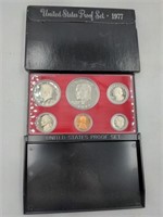 1977 US Mint proof set coins