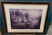 E - NICKY BOEHME FRAMED ART 25X31" (G8)