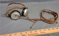 Antique Tube radio "DYMAC TYPE-E" headset