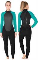 Women's wetsuit 3mm blue  large new