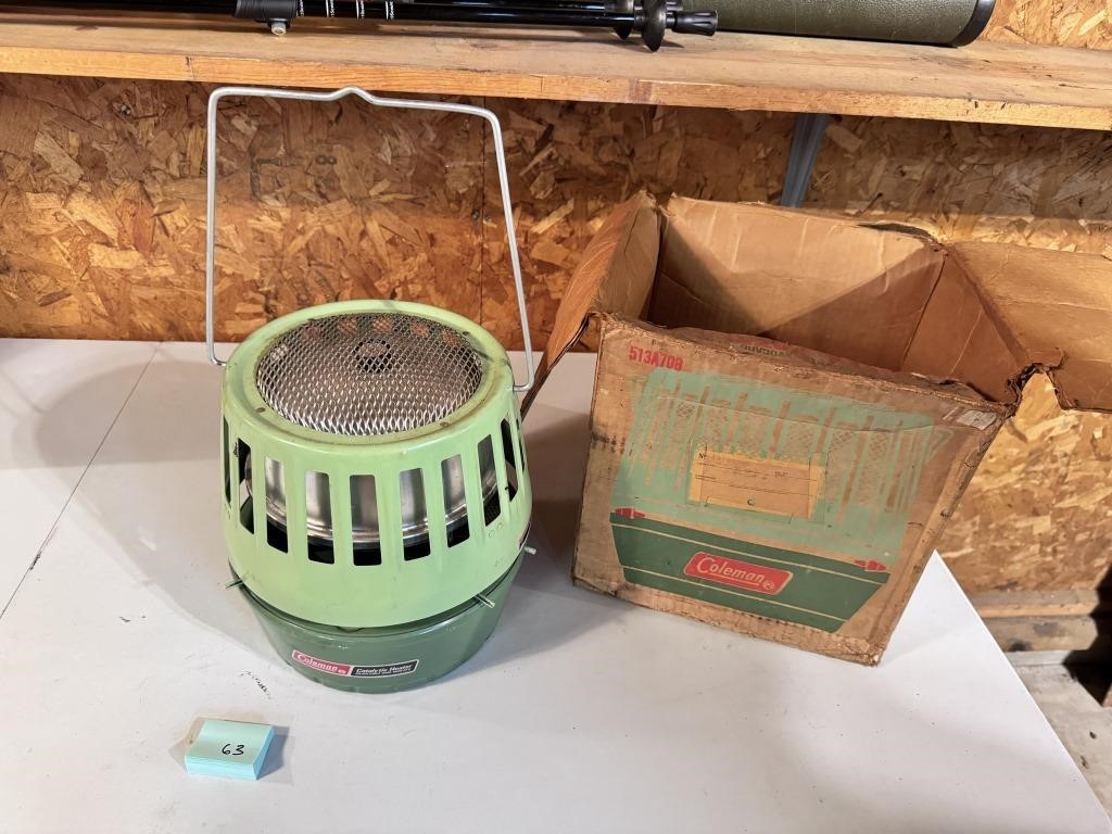 Vtg Coleman Catalytic Heater with Original Box