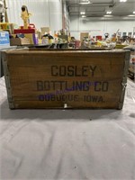 COSLEY BOTTLING WOOD BOX-