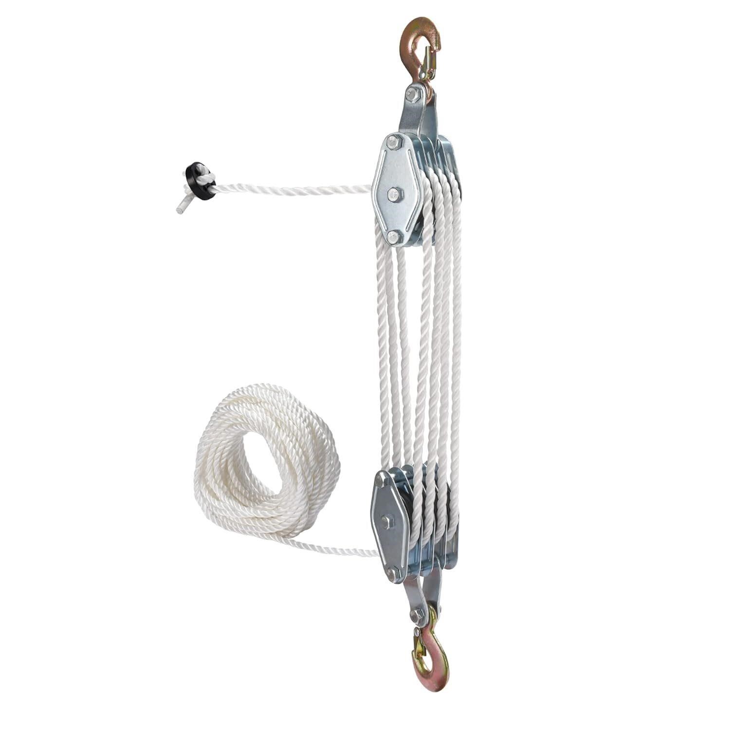 Block & Tackle Pulley System - Heavy Duty
