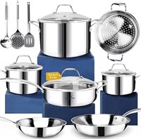 USED - HOMICHEF  Nickel Free Stainless Steel Cookw