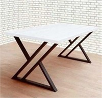 DDecorware Computer table Iron and Wood (Large- H3