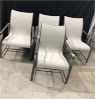 4 Brown Jordan Slingback Patio Chairs W