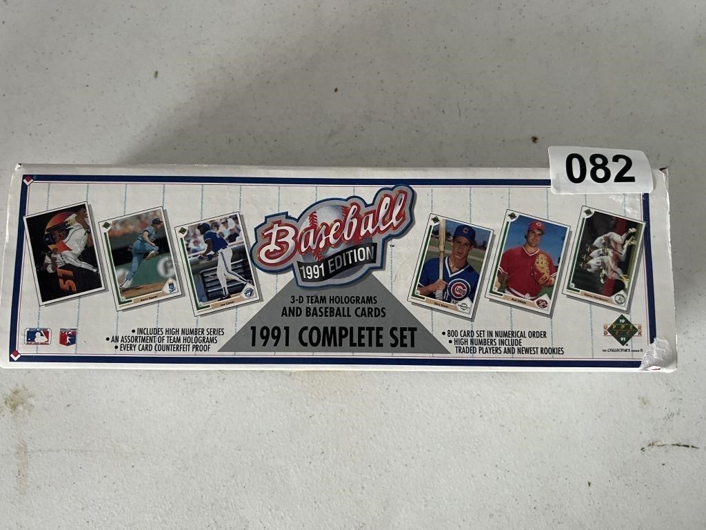 1991 Upper Deck Baseball Card Complete Set U232