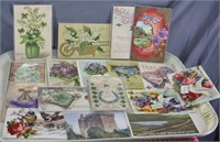 EARLY 1900's IRELAND & GREETINGS POSTCARDS