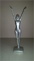 Art Deco Nude Sculpture Signed Peterson 1973