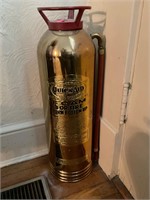 Antique Brass Quick Aid Foam Fire Extinguisher