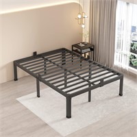 MAF 14 Inch Full Size Metal Platform Bed Frame