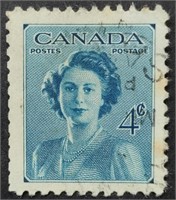 Canada 1948 Princess Elizabeth 4 Cents Stamp #246