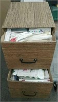 Cardboard Storage Drawer With Sewing Patterns