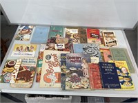 Box Lot Assorted Vintage Cook Books