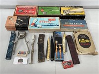 Box Lot Vintage Shaving