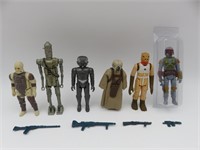 Star Wars Vintage Bounty Hunters Figure Lot