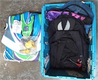 Tote w/Inflatable Water Toy and Back Packs