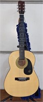 Vtg 1970's Kay K360 Acoustic Guitar w/ Hard Case