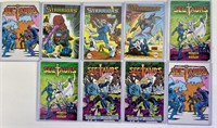 Starriors Marvel 1, 2, 4 & Sectaurs Mini Comics