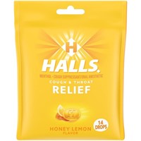 Halls Honey Lemon Flavour, 14 Pack