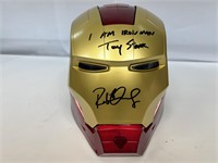 Autograph COA Iron Man Mask