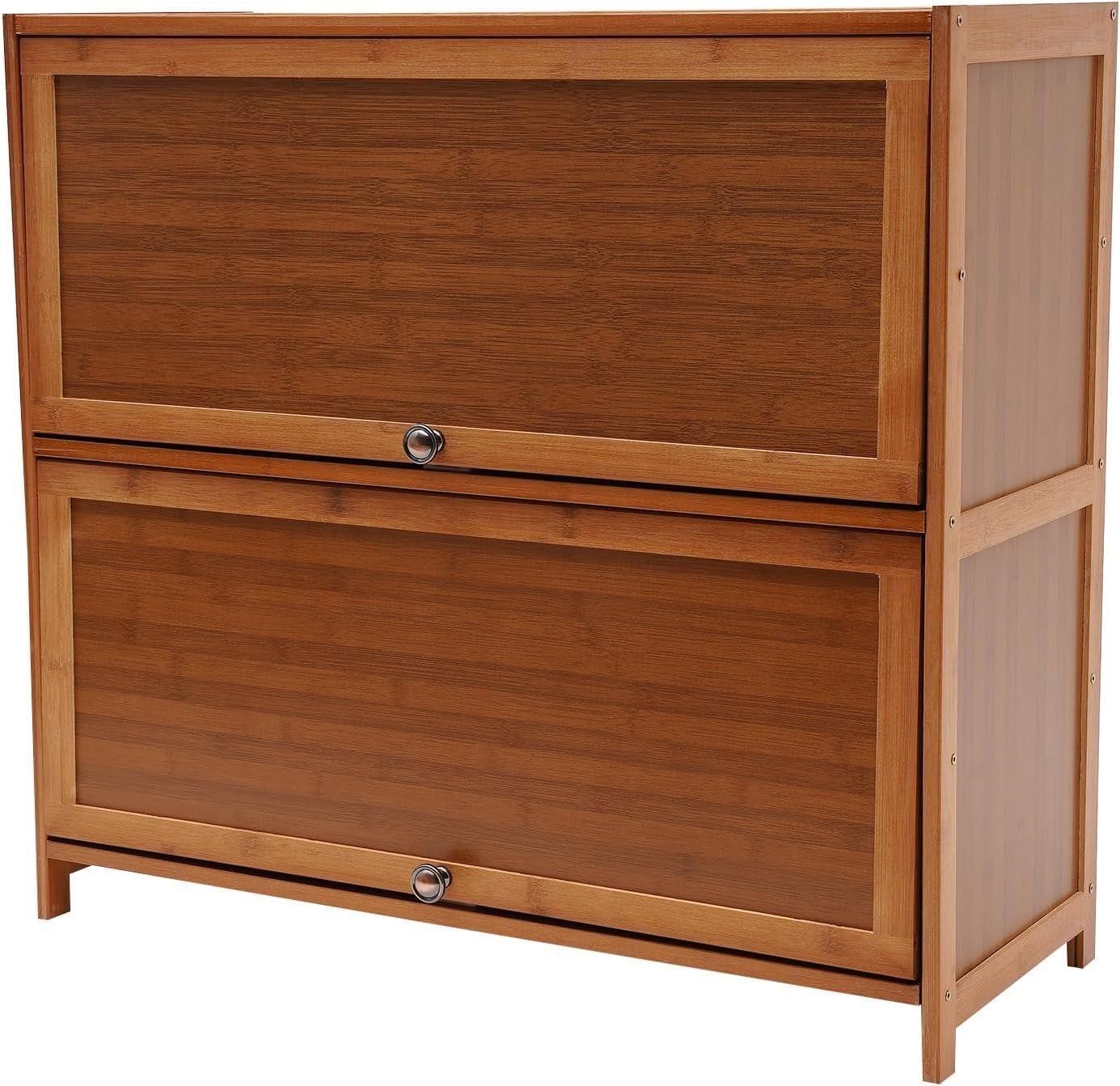 Bamboo Shoe Storage Cabinet