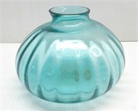 Pilgrim Glass Blue Vase 4"T