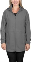 Kirkland Signature Women's XL Anorak Jacket, Grey