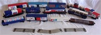 Large Pepsi-Cola train set.