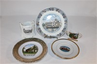 Vintage Florida Souvenir Plates - Ringling,  etc.