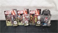 4 CARDED VINTAGE STAR WARS FIGURES