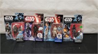 4 VINTAGE CARDED STAR WARS FIGURES