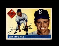 1955 Topps #51 Jim Hughes VG to VG-EX+
