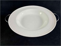 Large Ceramic Bowl with Serving Stand