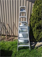A frame Aluminum ladder