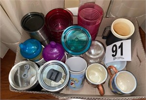Assortment of Miscellaneous Stainless Travel