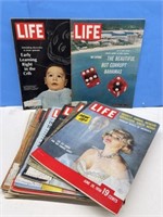 13 Life Magazines 1959-68