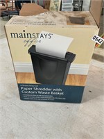 New- Mainstays Paper Shredder