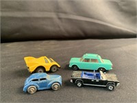 Vintage 4-piece mini cars