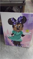 MINNIE MOUSE PAINTED CANVAS 18X24