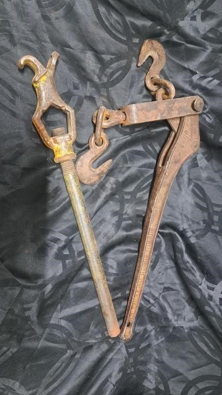 2 piece antique tool lot