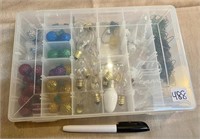 CLEAR CASE AND CONTENTS