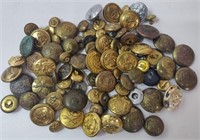 Mixed Military Buttons