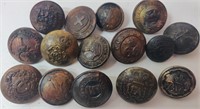 Very Old Military Buttons