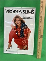 Vintage Virginia Slims advertising sign