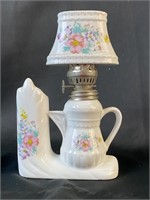 Tea Pot with Shade Oil Lamp