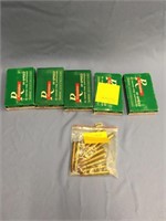 5 boxes ammo & 1 bag of 11 loose rounds of; 375 H