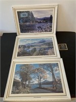 Set of 3 Scotland Landmark Photographic Prints