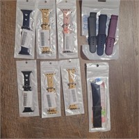 10 NEW Solid Silicone Smart Watch Band